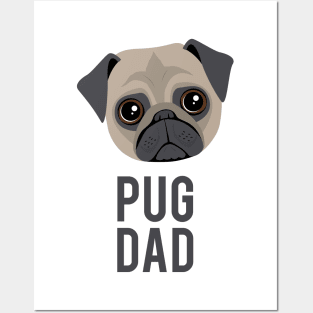 Pug Dad Posters and Art